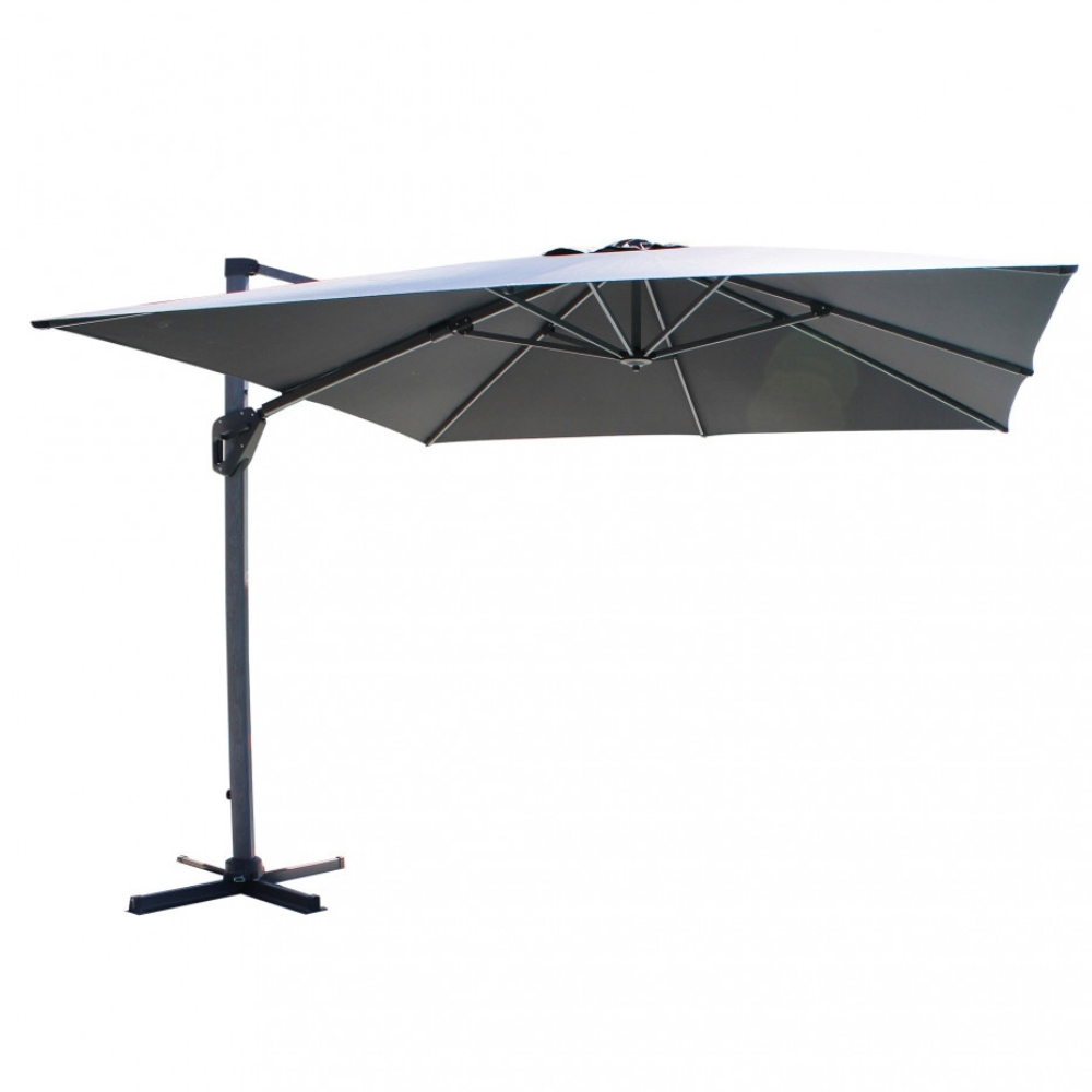 Ombrellone 3x4 mt grigio con palo...