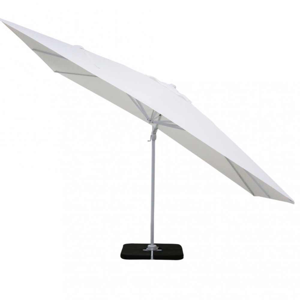 Ombrellone 3x4 mt bianco con palo...