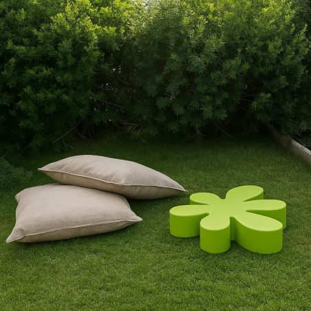 Pedana espositrice a forma di fiore in polietilene Floris -6