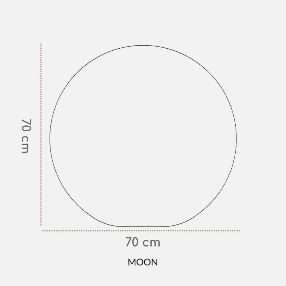 Lampada Sferica luminosa 70 cm Moon Kloris -2
