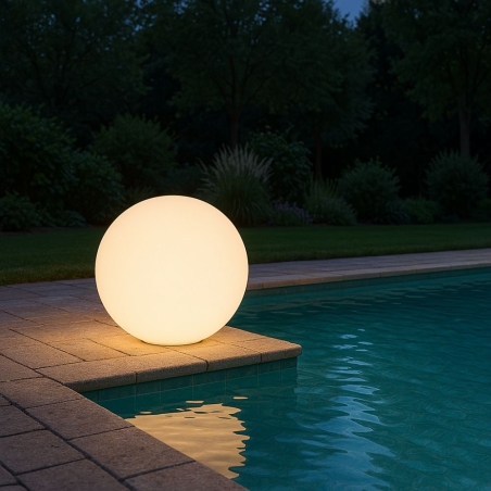 Lampada Sferica luminosa 70 cm Moon Kloris -1