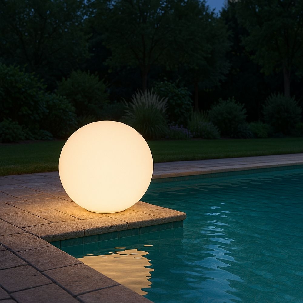 Lampada Sferica luminosa 80 cm Moon Kloris -4