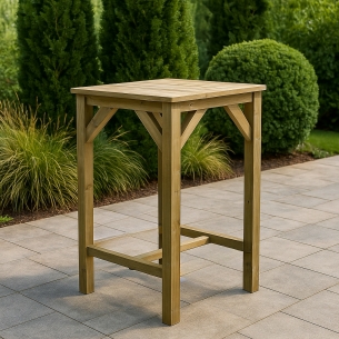 Tavolo alto in legno 110 cm...