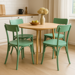 Sedia in legno di olmo con...