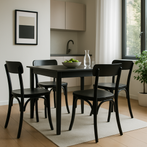 Sedia in legno di olmo con...