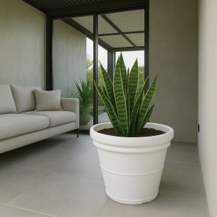 Vaso tondo in polietilene tutta capienza 85 cm Kloris -1