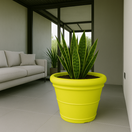 Vaso tondo in polietilene tutta capienza 65 cm Kloris -1