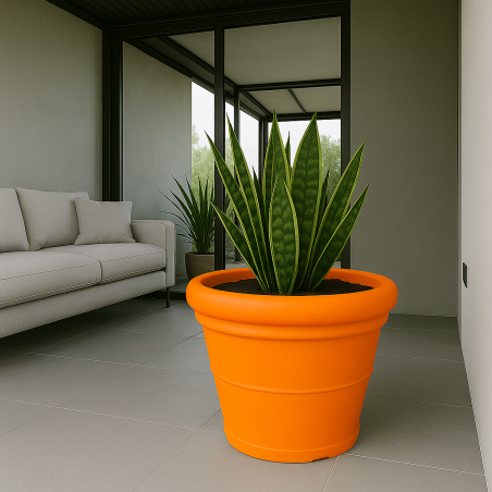 Vaso tondo in polietilene tutta capienza 55 cm Kloris -7