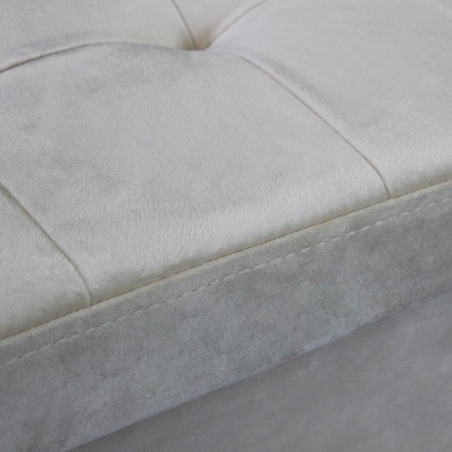 copy of Pouf contenitore in ecopelle naturale - 38x38x38 cm