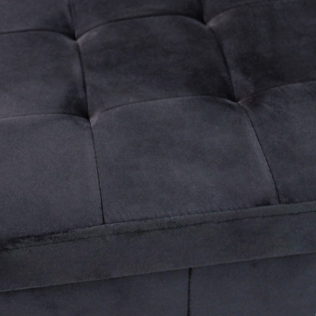 copy of Pouf contenitore in ecopelle naturale - 38x38x38 cm