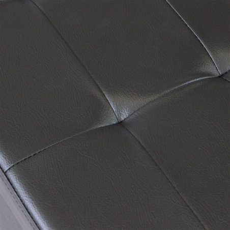 copy of Pouf contenitore in ecopelle bianco - 76x38x38 cm