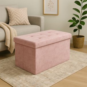 Pouf contenitore in velluto...