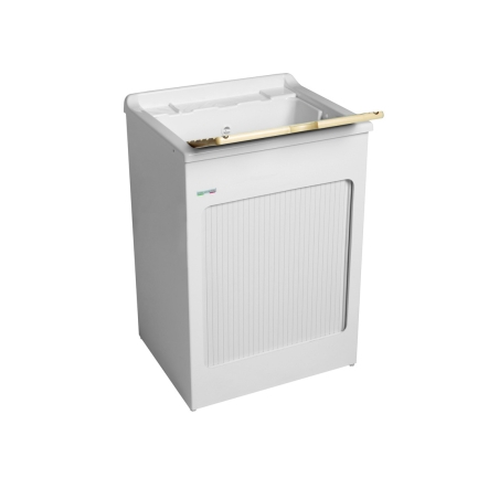 Mobile lavatoio 60x50x87h cm con vasca Lavacril Colavene grigio -3