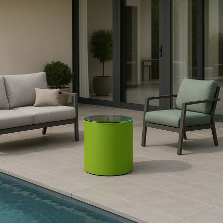 Tavolino da esterno in polietilene alto 50cm Relax Cromia Monacis -3