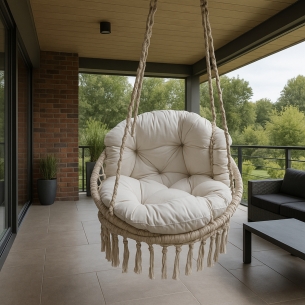 copy of Sdraio Dondolo Daiquiri Tortora marrone 112x60x80cmEDENYA