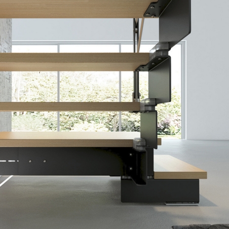 Scala con 1 giro a L Scrigno - EVOSCRIGNO