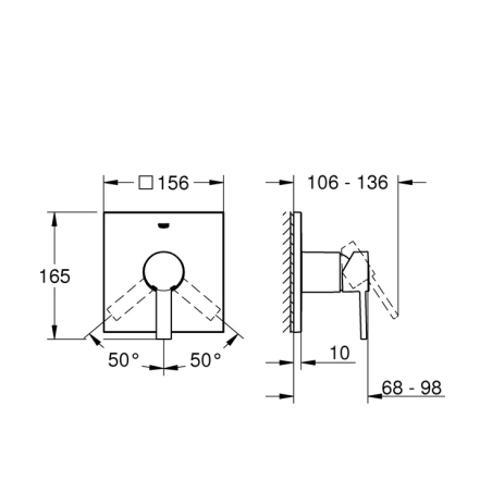 Miscelatore monocomando doccia allure 24069000 Grohe -2