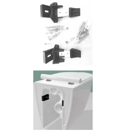 Kit fissaggio a parete nascosto per sanitari filo parete Catalano -2