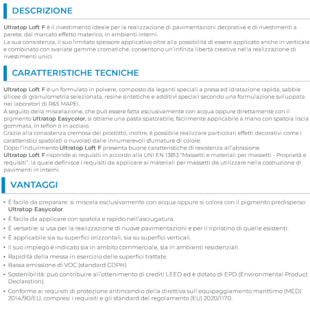 Ultratop Loft F Natural 5Kg Mapei -2