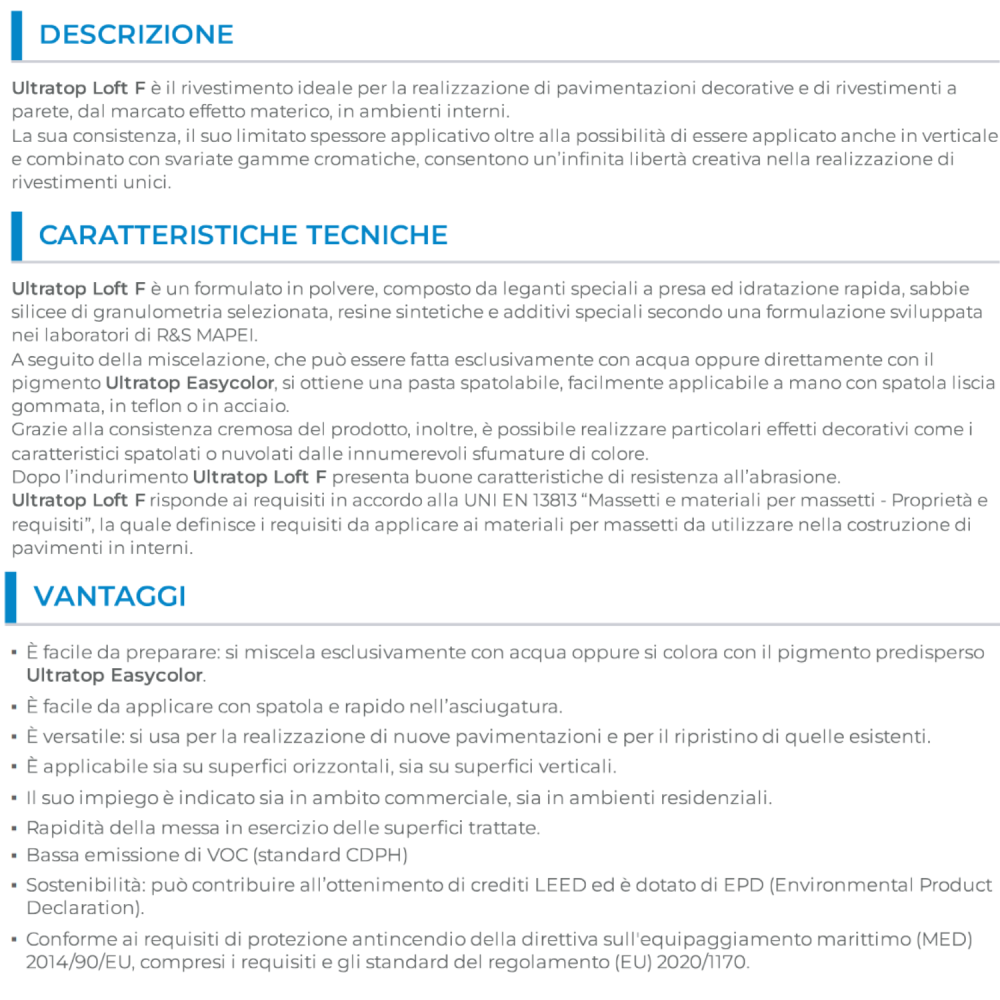 Ultratop Loft F Bianco 5Kg Mapei -2