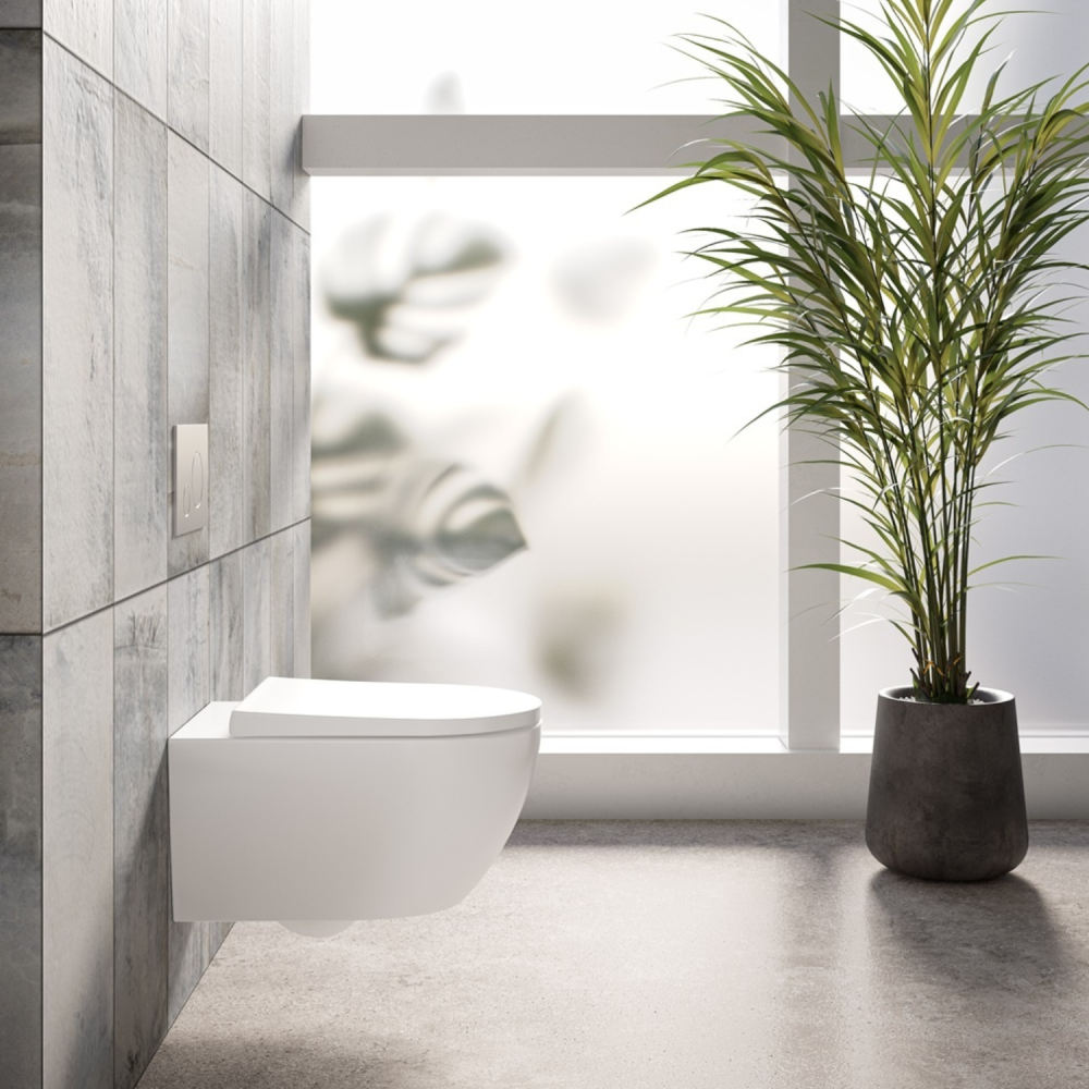 Wc sospeso 55x35 Sfera 55 Catalano bianco -2