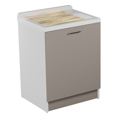 Lavatoio con cesto portabiancheria 65x55x89h cm corda Active Wash Colavene -3