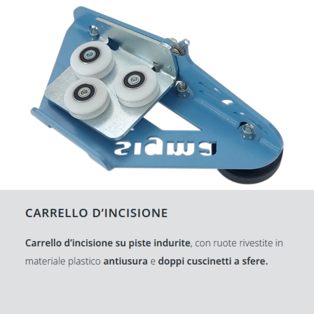 Sistema di taglio estensibile per piastrelle di grande formato KERA-CUT 8AE2 Sigma -4