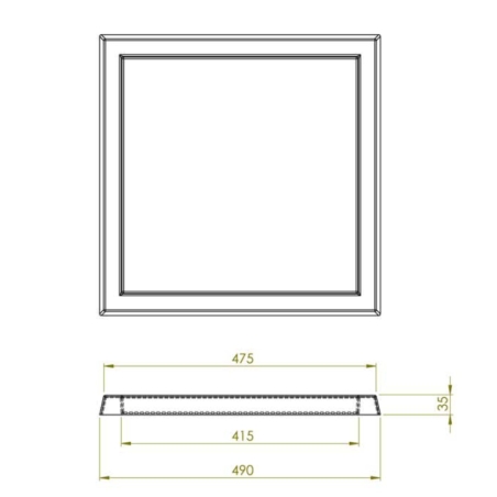 Sottovaso quadrato per vasi CUBE Monacis -6