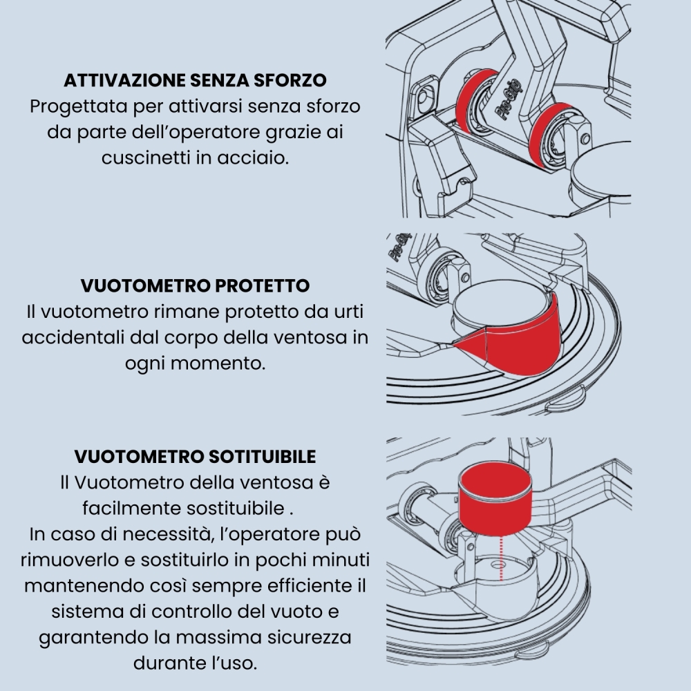 Movimentazione grandi lastre KERA-LIFT 1D3 SIGMA -4