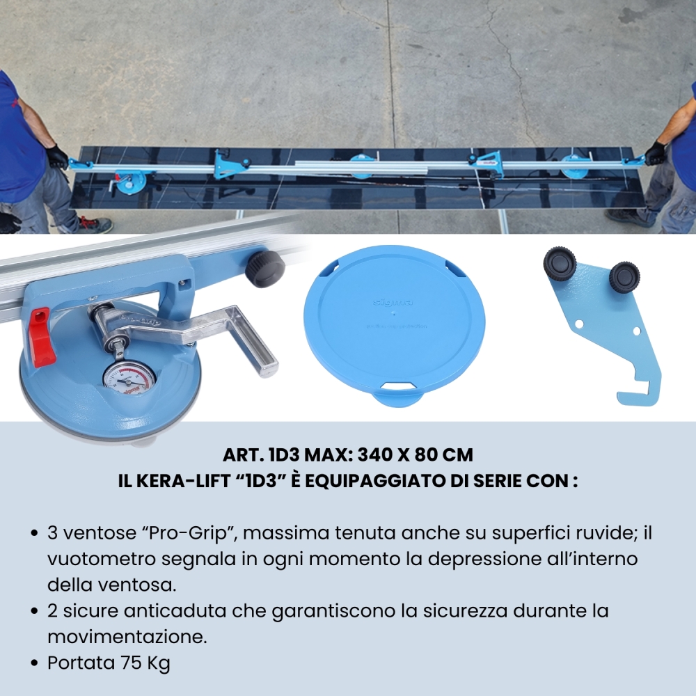 Movimentazione grandi lastre KERA-LIFT 1D3 SIGMA -7
