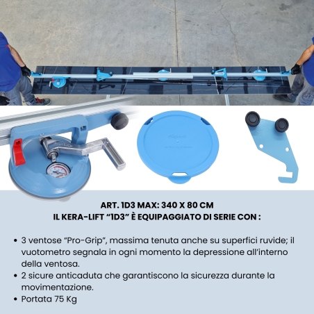 Movimentazione grandi lastre KERA-LIFT 1D3 SIGMA -7