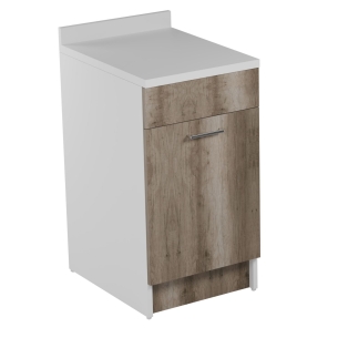 Mobile lavanderia 45x60X86h rovere apertura DX e ripiano interno Colavene -1