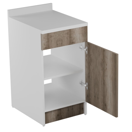 copy of Mobile lavanderia 45x60X86h bianco matt apertura DX e ripiano interno Colavene -2