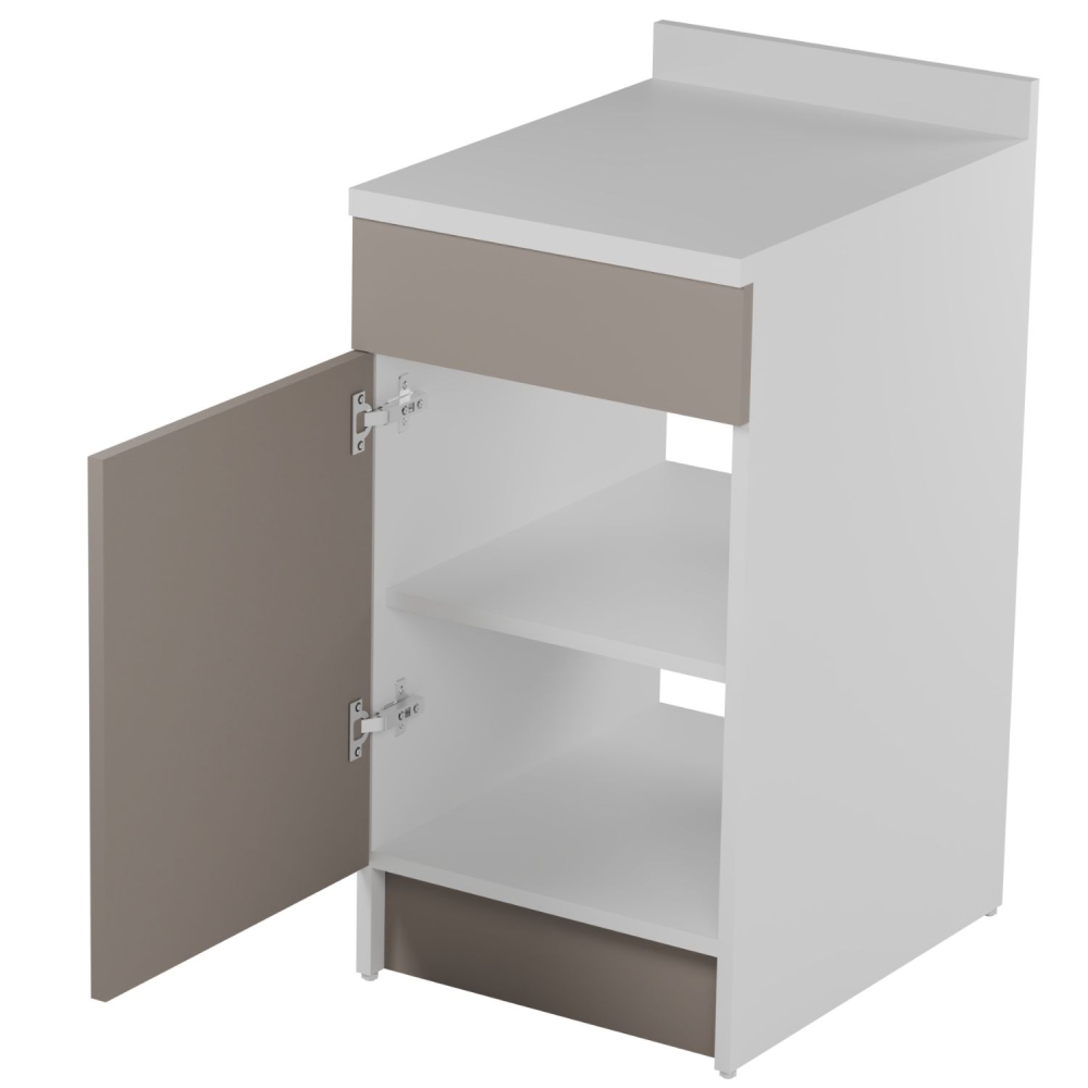 Mobile lavanderia 45x60X86h corda apertura SX e ripiano interno Colavene -2