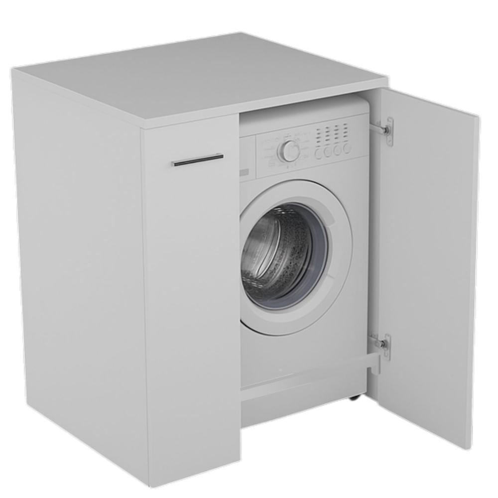 Mobile coprilavatrice/asciugatrice 70x66xh91 bianco opaco UP Colavene -2