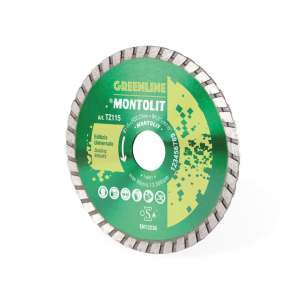 Disco diamantato turbo 115 mm Green Line - Montolit -1