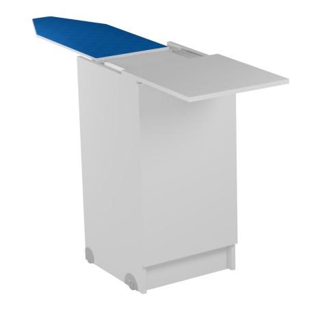 Mobile movibile con asse da stiro estraibile 45x50x90h bianco matt Colavene -1