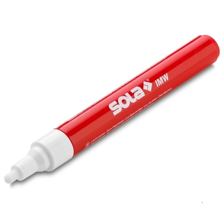 Marcatore industriale bianco – Pennarello bianco con punta reversibile 4 mm - SOLA -1