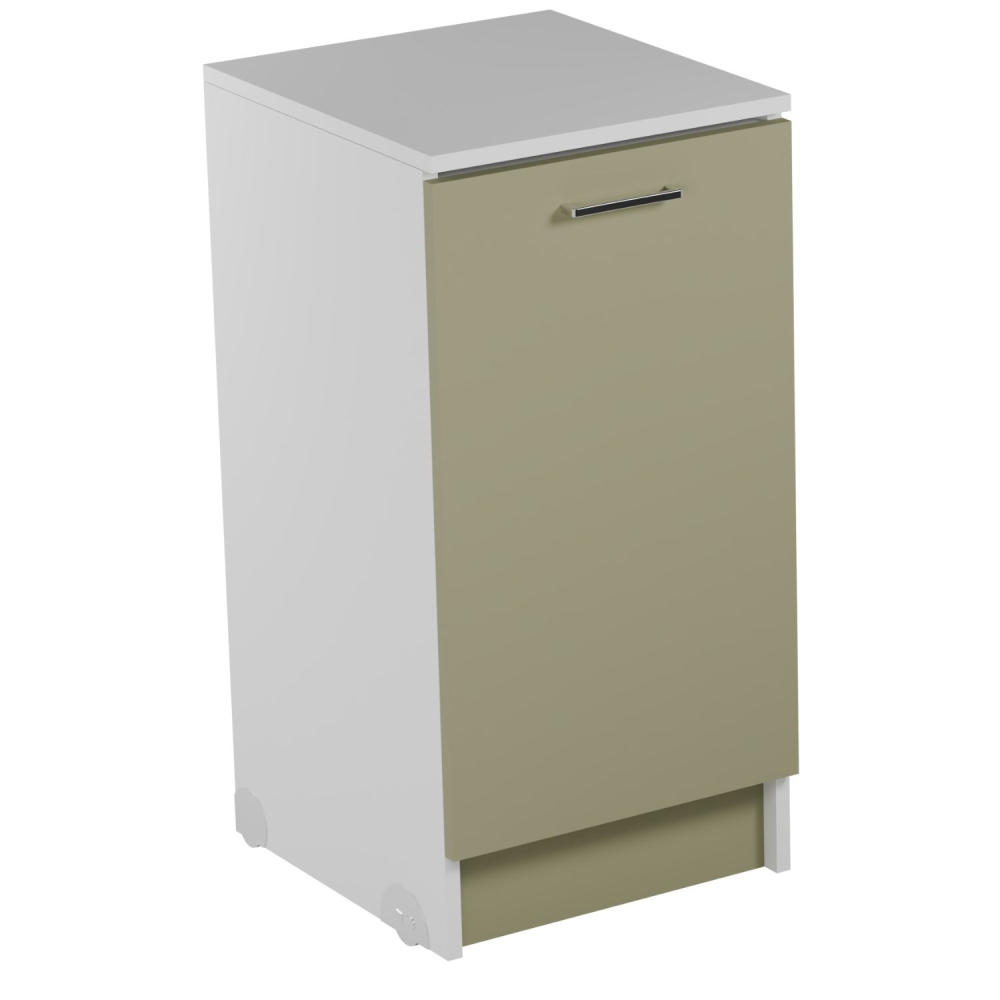 Mobile movibile con asse da stiro estraibile 45x50x90h verde matt Colavene -2