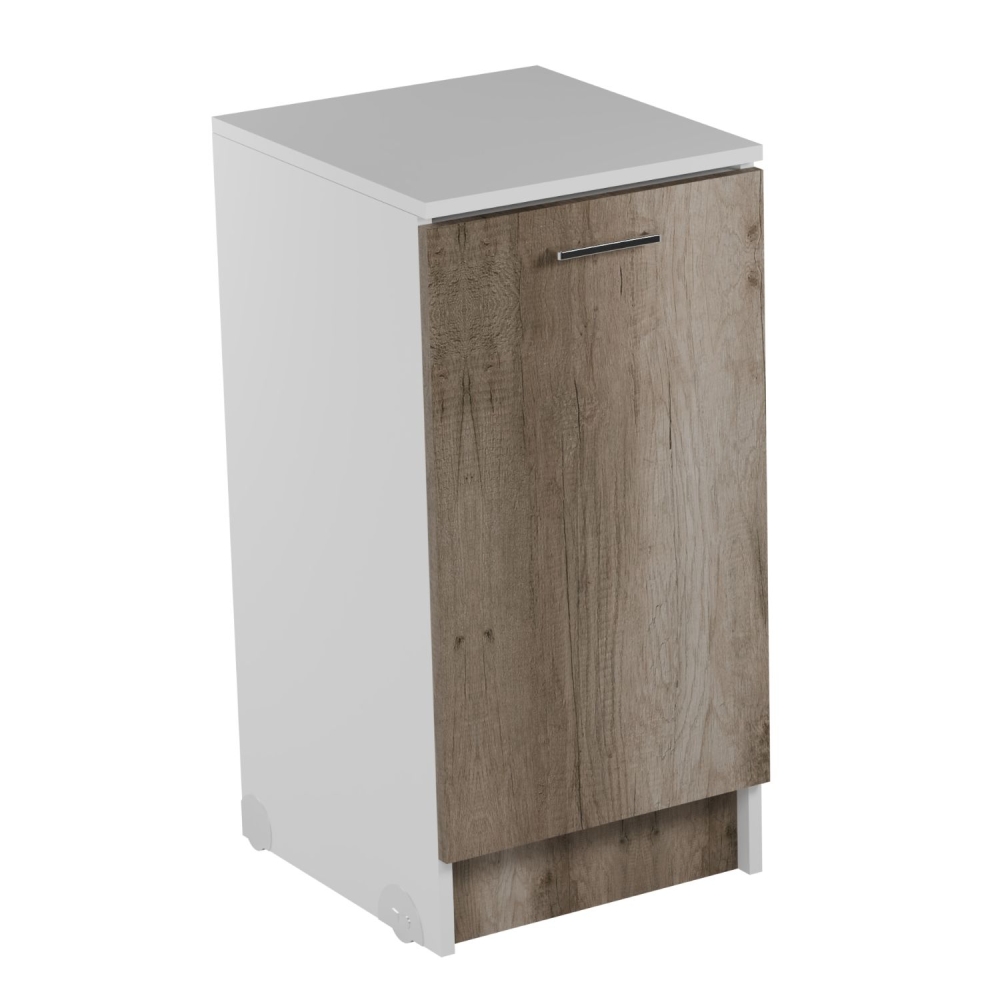 Mobile movibile con asse da stiro estraibile 45x50x90h rovere primitivo Colavene -2