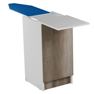 Mobile movibile con asse da stiro estraibile 45x50x90h rovere primitivo Colavene -1