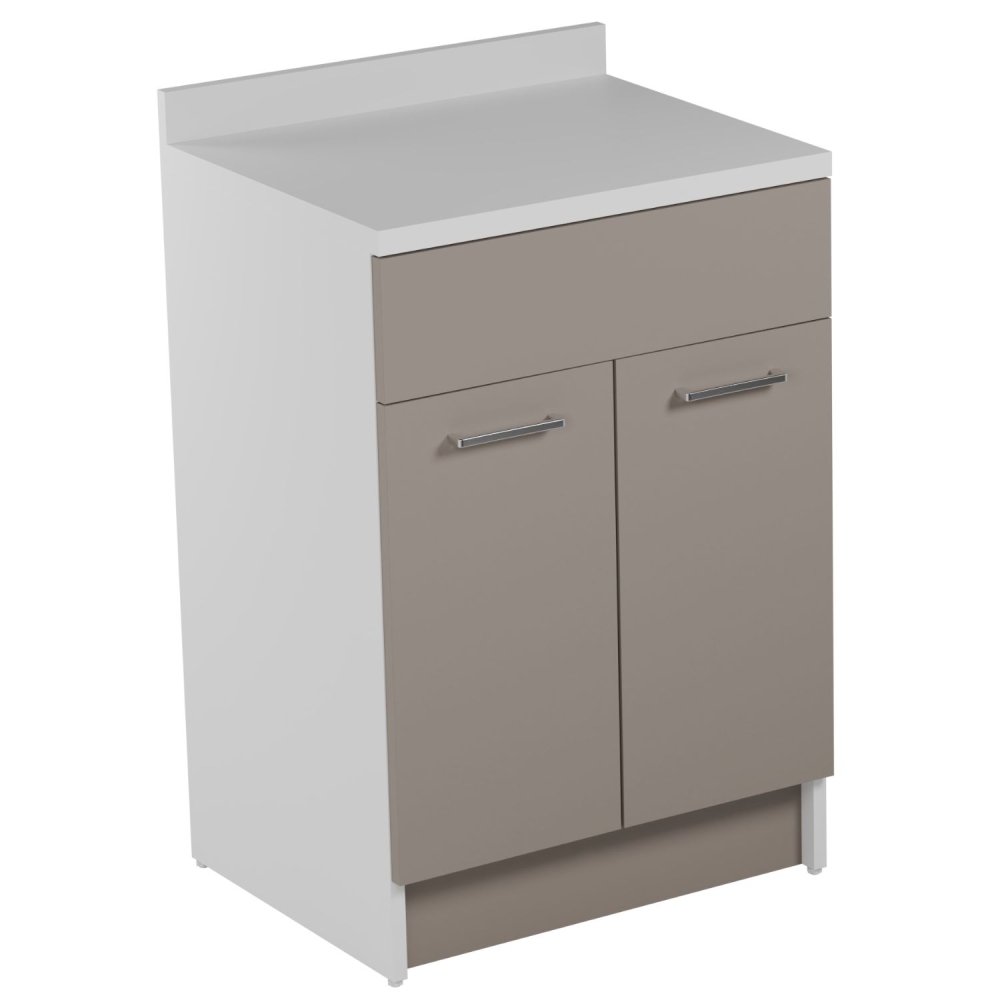 Mobile lavanderia con ripiani 60x60X86h corda Colavene -2