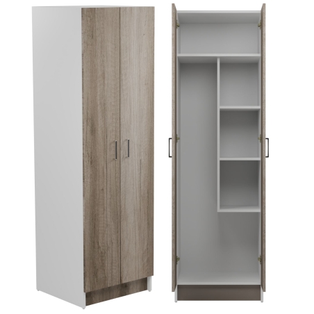Mobile colonna 64x34xh210 con ripiani Colf1 rovere primitivo Colavene -2
