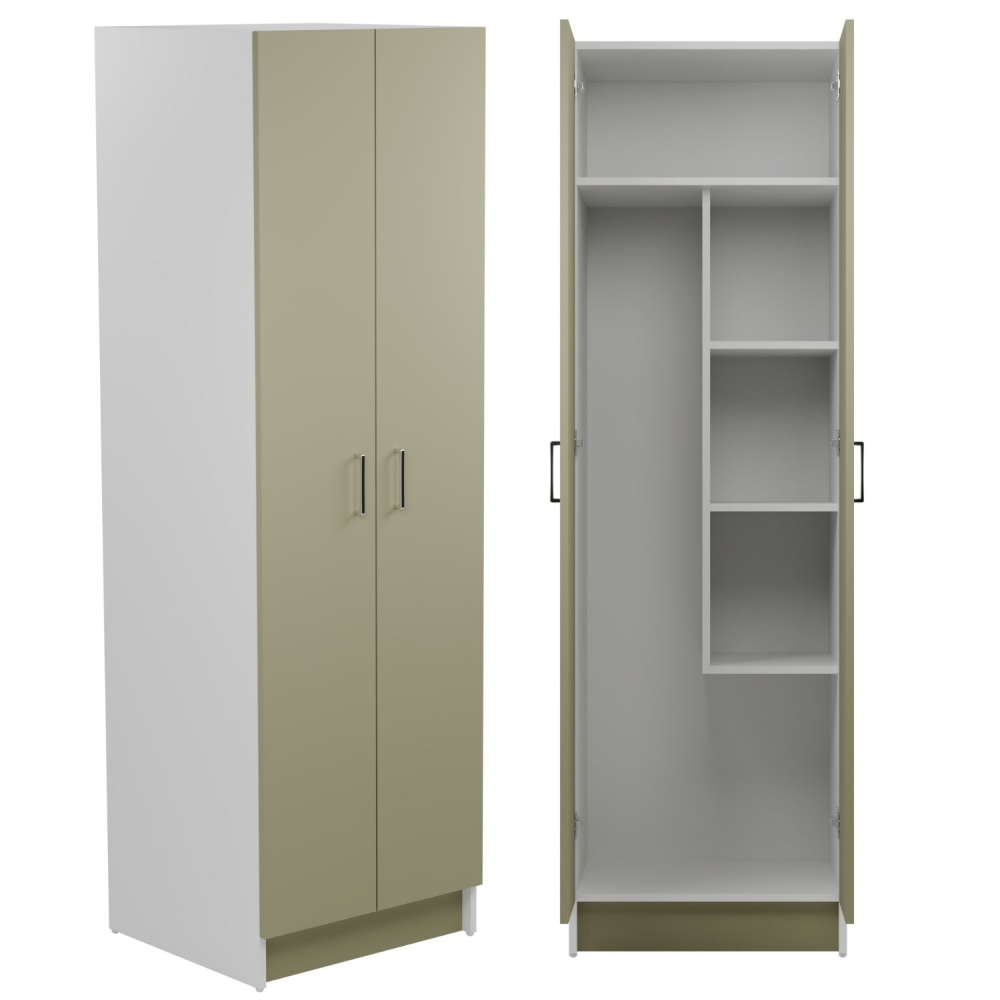 Mobile colonna 64x58xh210 con ripiani Colf1 verde Colavene -2