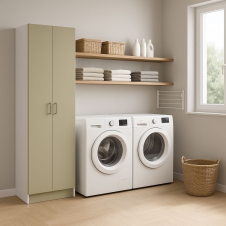 Mobile colonna 64x58xh210 con ripiani Colf1 verde Colavene -1