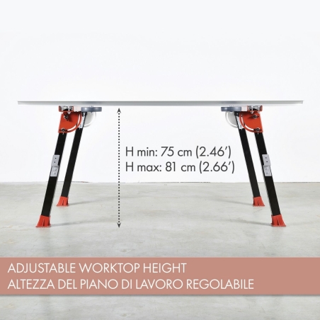 Banco di lavoro per grandi formati 125x170 cm Raimondi BIGFOOT XL -5