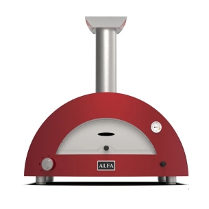 Forno a LEGNA 2 pizze Rosso Antico ALFA REFRATTARI Moderno -1