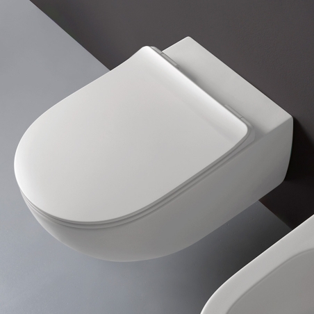 Wc sospeso bianco 54x36 cm GoSilence AP118S App Flaminia -1
