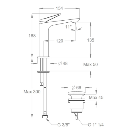 Rubinetteria lavabo + bidet + doccia JUICE FIR -6