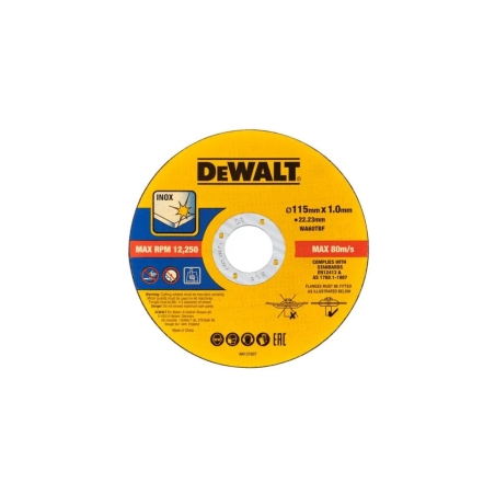 Smerigliatrice 115mm 750w + 100 Dischi per inox DEWALT DWE4036KIT -4